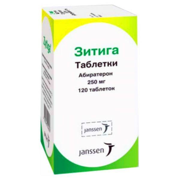 ЗИТИГА® таблетки по 250 мг; по 120 таблеток у флаконі, по 1 фл. в карт. коробці